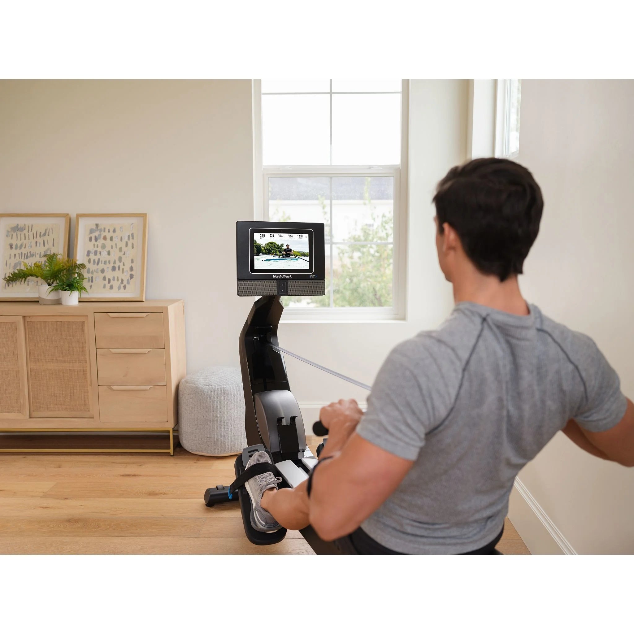RW700; Ifit-Enabled Rower with 10” Pivoting Touchscreen