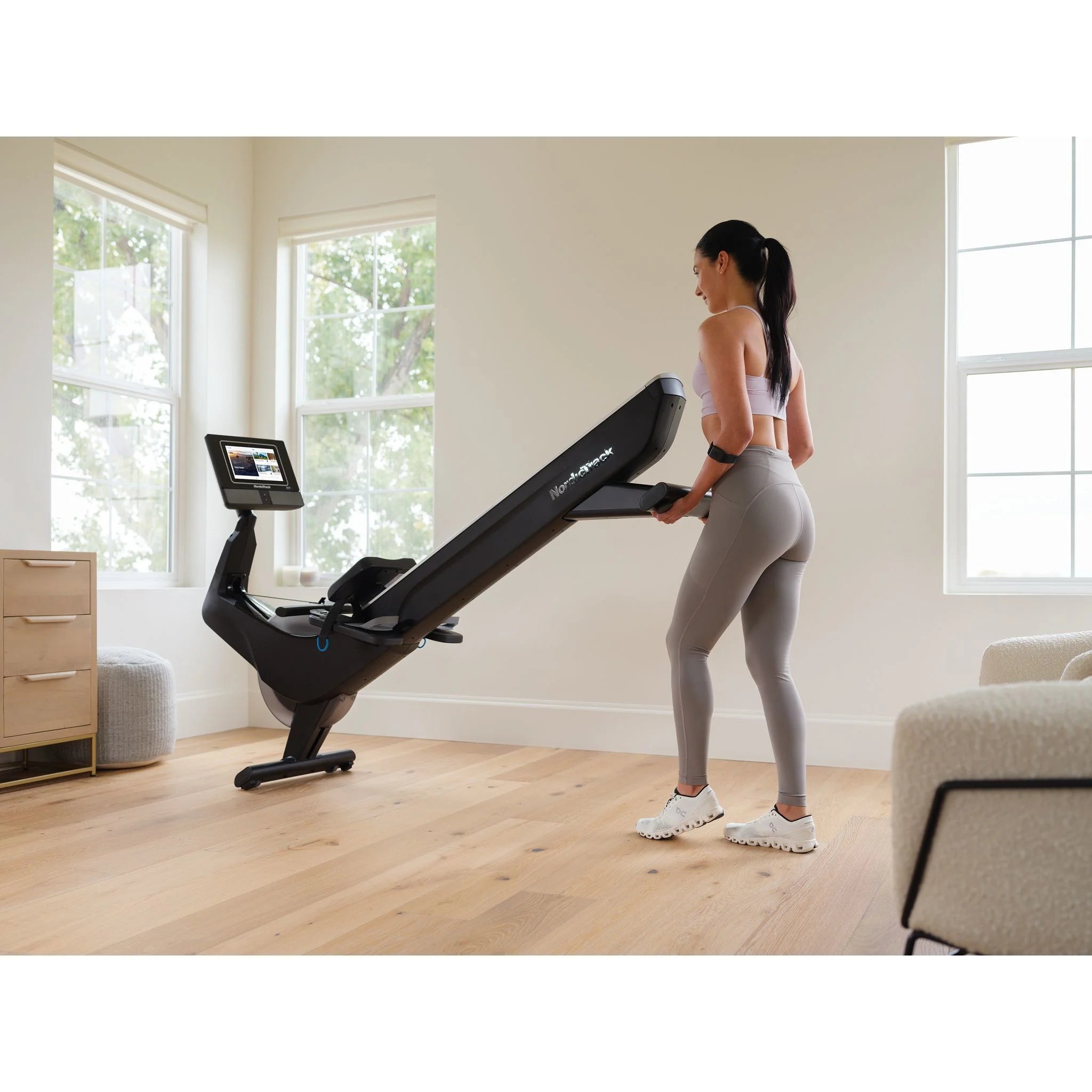 RW700; Ifit-Enabled Rower with 10” Pivoting Touchscreen