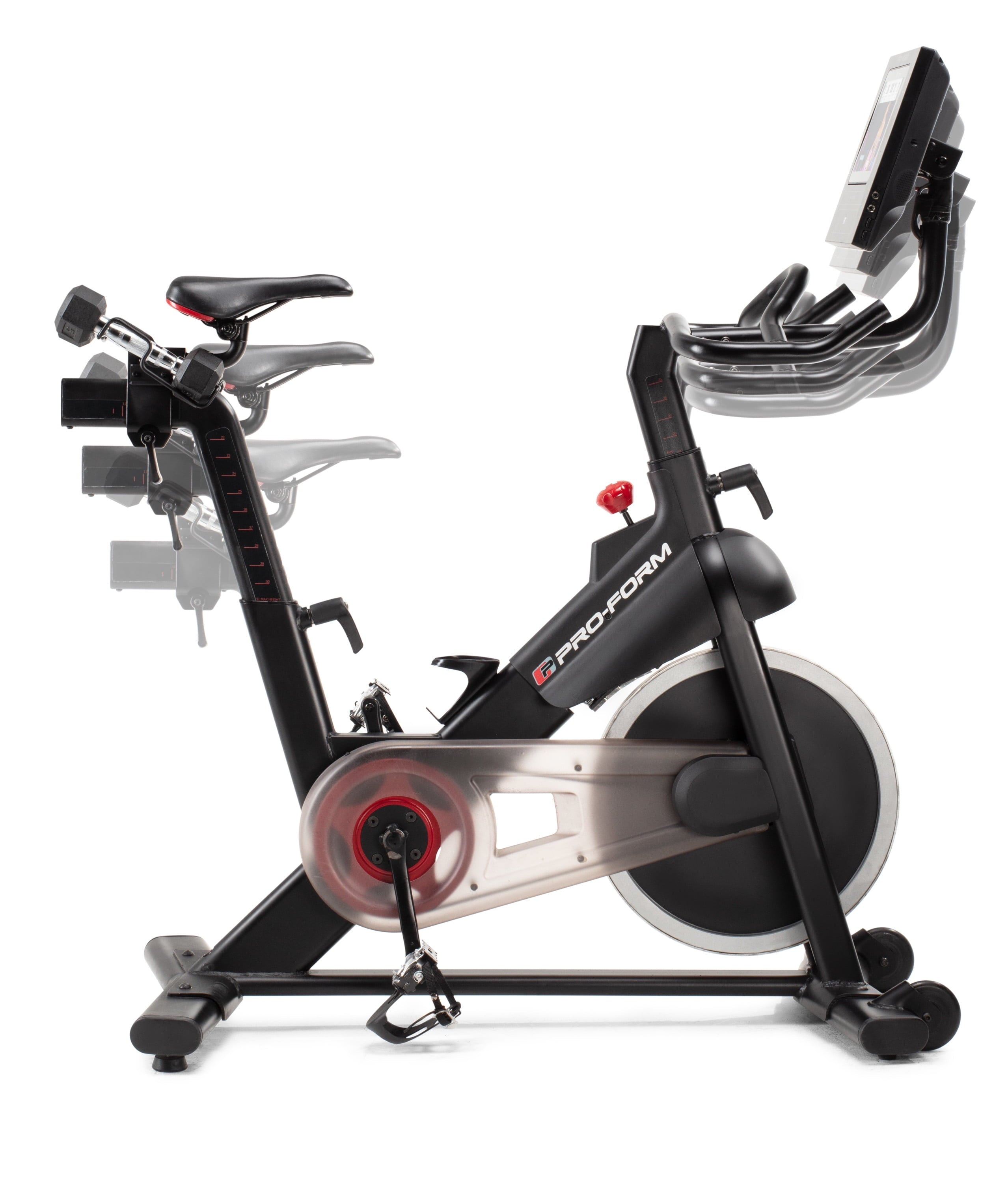 SMART Power 10.0 Exercise Bike with 10” HD Touchscreen and 30-Day Ifit Membership for Studio Classes & Global Workouts