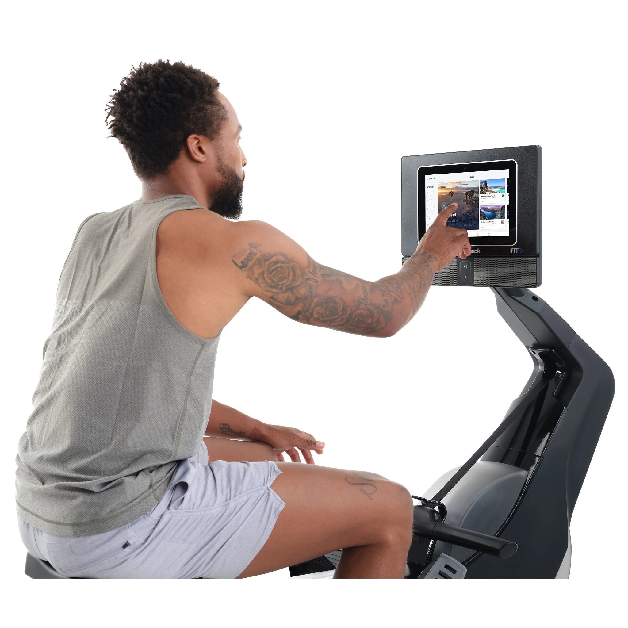 RW700; Ifit-Enabled Rower with 10” Pivoting Touchscreen