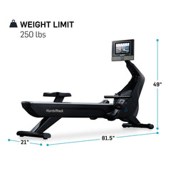 RW700; Ifit-Enabled Rower with 10” Pivoting Touchscreen
