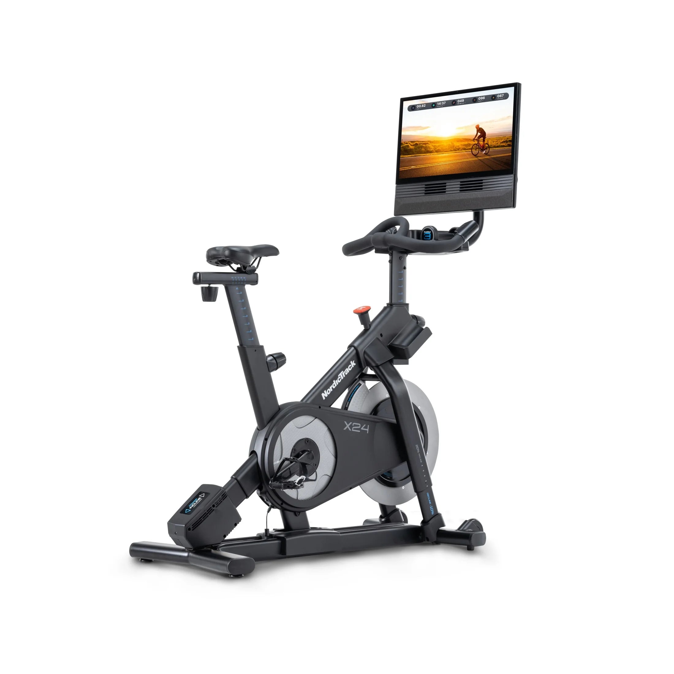 X24 Bike: Pivoting HD Touchscreen, Auto Resistance & Incline, Silent Magnetic Resistance™, Autobreeze™ Fan, 2-Sided Pedals & Ifit Membership for Interactive Workouts